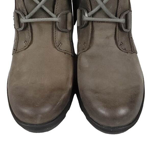 Sorel Joan Of Arctic Wedge II Platform Boots in Quarry - Picture 5 of 11